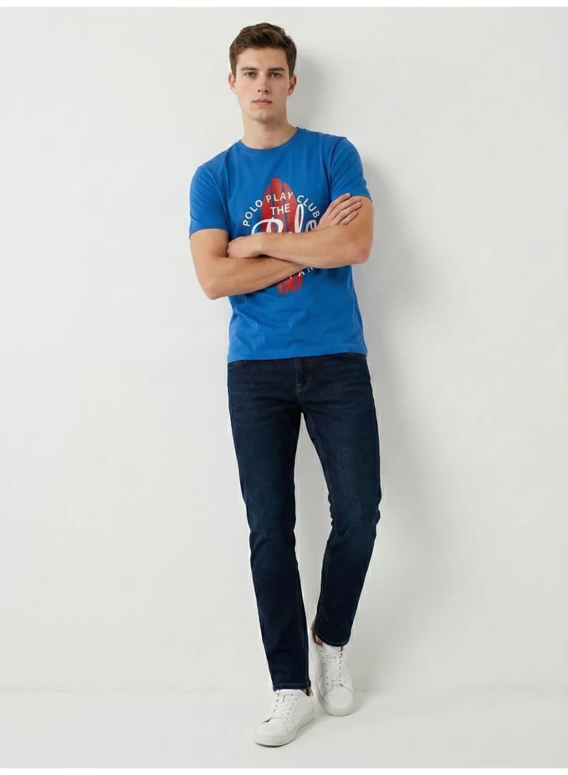 لعب البولو Boys Graphic T-shirt -NAVY